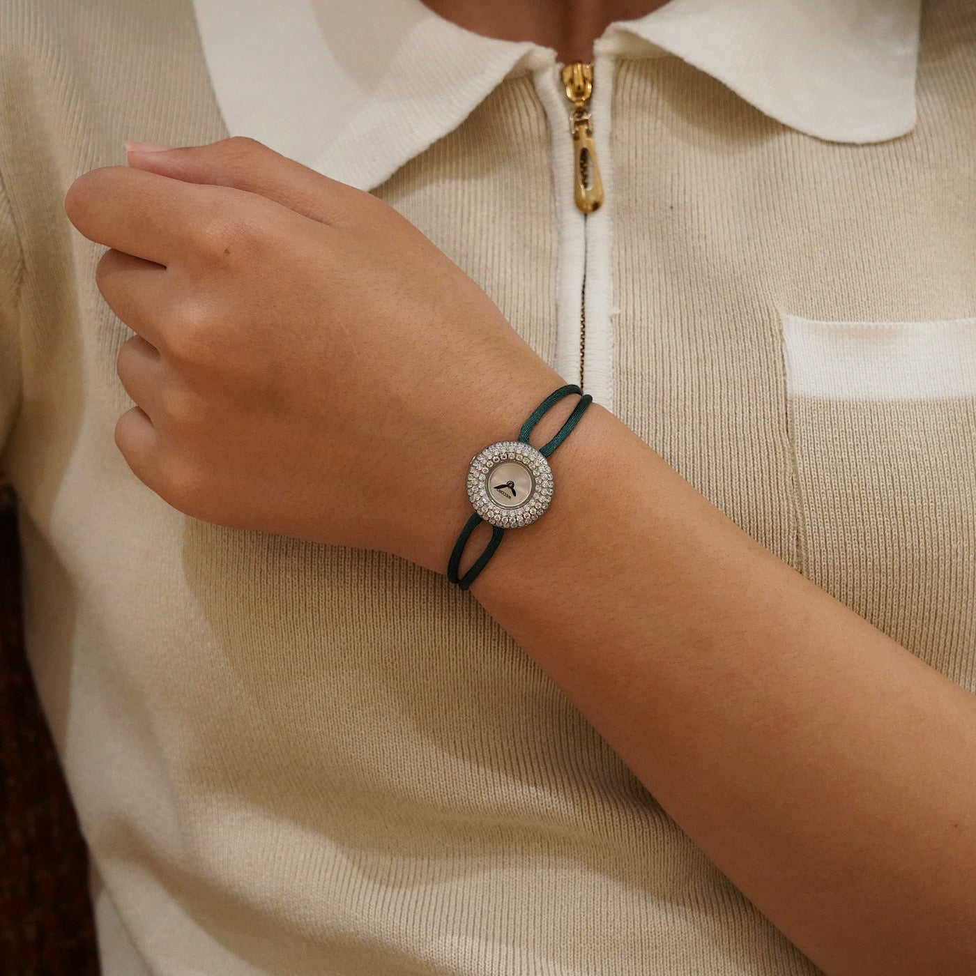 Montre Silver Soho Pavé