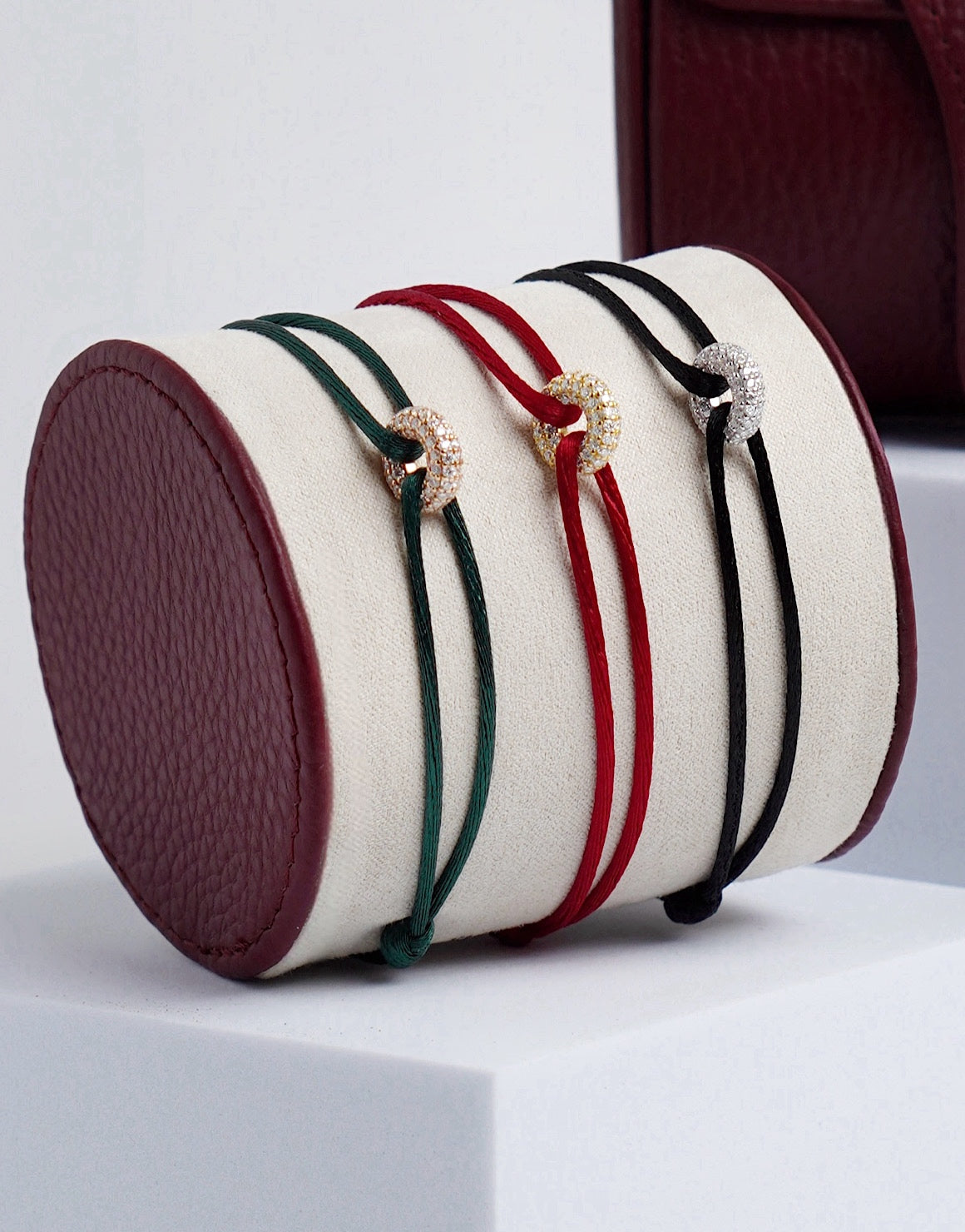 Mini Rose Soho Pavé Cord Bracelet